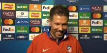 Simeone: 'Gol al Napoli? Mio figlio era triste, è il calcio'