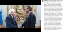 Jovanotti Commendatore, l'incontro con Mattarella al Quirinale. VIDEO