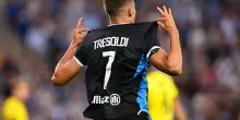 Tresoldi, gran gol in Supercoppa belga: messaggio a Mancini e alla Nazionale. VIDEO