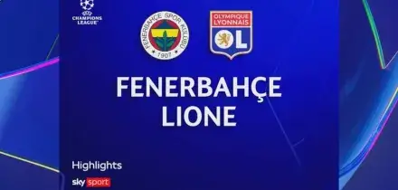 Fenerbahce-Lione 1-1: gol e highlights Champions