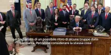 Guerra Iran, Trump: riduzione truppe in Italia e Spagna? Possibile