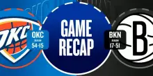 NBA Highlights: Brooklyn-Oklahoma City 92-121