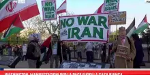 Washington, manifestazioni per la pace fuori la Casa Bianca