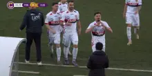 Che azione del Gubbio: il gol di Varone contro il Pontedera