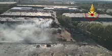Domato rogo di ecoballe nel Napoletano