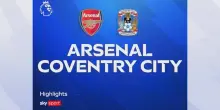 Arsenal-Coventry 3-0: gol e highlights