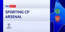 Sporting-Arsenal 0-1: gol e highlights