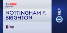 Nottingham Forest-Brighton 0-2: gol e highlights