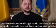 Zelensky: 'Russia contro infrastrutture per spopolare Kiev'