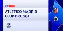 Atletico Madrid-Club Brugge 4-1: il video dei gol