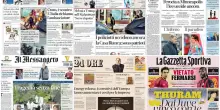 Le prime pagine dei quotidiani di oggi 25 gennaio: la rassegna stampa