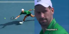 Fair play Djokovic: ammette il tocco e concede il punto a Musetti. VIDEO