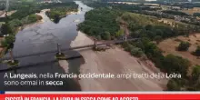 Siccit&agrave; in Francia, la Loira in secca come ad agosto