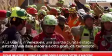 Sisma Venezuela, uomo salvato dopo 8 giorni sotto le macerie