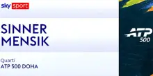 Sinner-Mensik: highlights Atp Doha