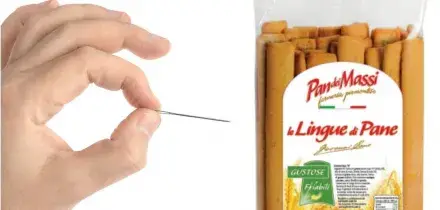 Ago metallico nei grissini 'Lingue di Pane', ritirato un intero lotto