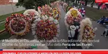 Colombia, 540 silleteros a Medellín per la fiera dei fiori