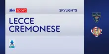 Lecce-Cremonese 2-1: gol e highlights