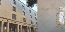 Roma, 'lista stupri' su muro liceo Giulio Cesare. Valditara: 'Grave'