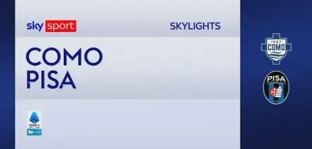 Como-Pisa 5-0: gol e highlights