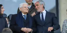 Mattarella al Barbera per Palermo-Avellino. FOTO