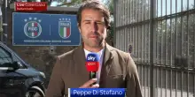 Nazionale, l'arrivo del presidente Figc Malag&ograve; a Coverciano
