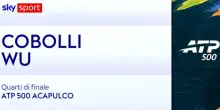 Cobolli-Wu: highlights Atp Acapulco
