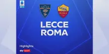 Lecce-Roma 0-4: gol e highlights