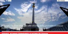 Ucraina, Zelensky commemora le vittime del Maidan