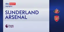 Sunderland-Arsenal 2-2: gol e highlights