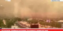 Rajasthan, tempesta di sabbia: blackout e visibilit&agrave; zero