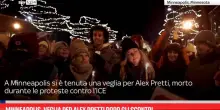 Minneapolis, veglia per Alex Pretti dopo gli scontri