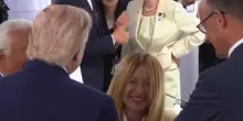 G7, Trump a Meloni: 'Di nuovo amici?'. 'Sempre stati amici'