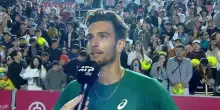 Tutta la gioia di Musetti dopo la vittoria in semifinale contro Rublev