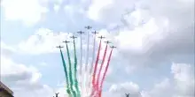 2 giugno, il passaggio delle Frecce Tricolori su Roma. VIDEO