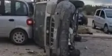 Maltempo, tromba marina a Marsala: auto ribaltate e feriti. VIDEO