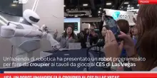Usa, un robot umanoide fa il croupier al CES di Las Vegas