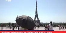 Parigi nella morsa del caldo, temperature oltre i 35 gradi