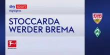 Stoccarda-Werder Brema 1-1: gol e highlights
