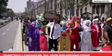 Zombie Walk a Santiago del Cile, cosplayer invadono strade