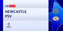 Newcastle-Psv 3-0: gol e highlights