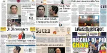 Le prime pagine dei quotidiani di oggi 13 settembre: rassegna stampa