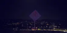 Centenario Fiorentina, l'incredibile spettacolo di droni