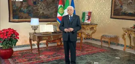 Il messaggio di fine anno del presidente Sergio Mattarella