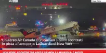 New York, scontro tra areo e camion a LaGuardia: 2 morti