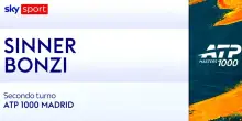 Sinner-Bonzi: highlights Atp Madrid