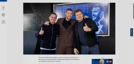 Edin Dzeko &egrave; un nuovo giocatore dello Schalke 04