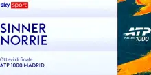 Sinner-Norrie: highlights Atp Madrid