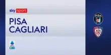 Pisa-Cagliari 3-1: gol e highlights