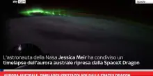 Aurora australe, timelapse spettacolare dalla SpaceX Dragon